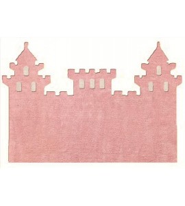 Alfombra castillo rosa