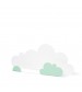 Estante nube  con nubes adhesivas-tresxics