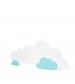 Estante nube  con nubes adhesivas-tresxics
